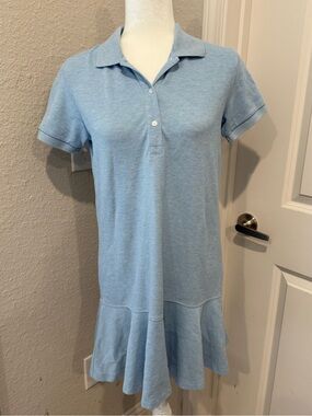 Tuckernuck Light Blue Polo Mini Dress